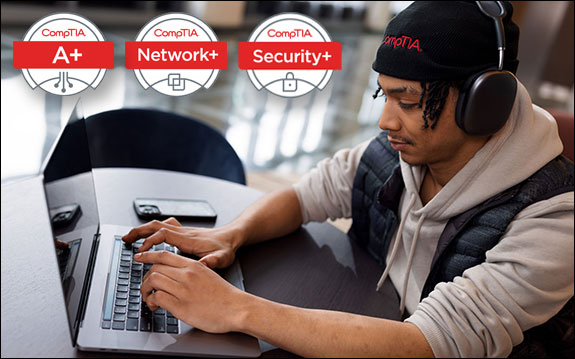 CompTIA Summer Sale!  Save 15% on A+, Network+, Security+. Limited time. 